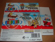 KINDER 3PACK TRIPACK 2S ASTERIX ET LES VIKINGS 2007 BE BELGIUM