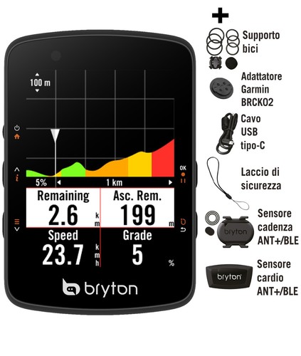 Ciclocomputer gps vélo bryton - gps,