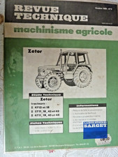 REVUE TECHNIQUE TRACTEUR