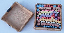 Boite craies couleurs - boite, de