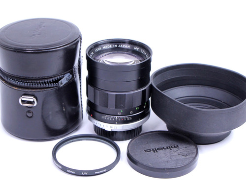 Objectif minolta tele - objectif,