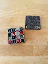 Lot de 2 jeux du diablotin / casse tête années 60 / français et anglais en métal