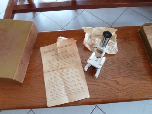 Ancien microscope marque - ,