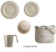 Set Vaisselle Bali Picknickset pour 4 Personnes Maritime Incl. Tragetasch