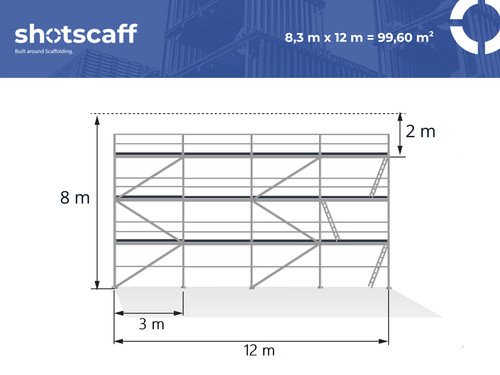 Neuf échafaudage en - 99,60,
