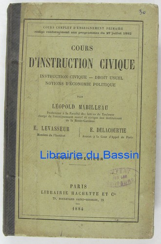 Cours instruction civique - cours, d'instruction