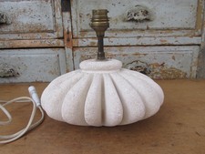 LAMPE DE TABLE CHEVET SCULPTURE EN PIERRE DLG GALISSON TORMOS ANCIEN DESIGN BRUT