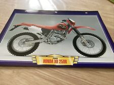 Honda XR250R 2000 250 XRR fiche carte moto passion collection Atlas