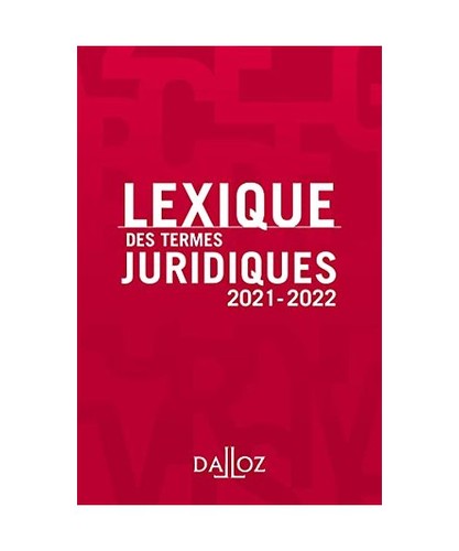 Lexique des termes juridiques