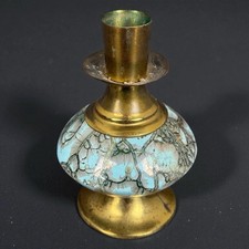 Bougeoir Delft Made in Holland – Peint à la main – Style Art Déco Vintage