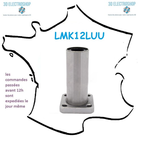 Roulement linéaire lmk12luu - linéaire,