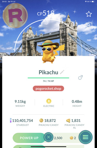 Shiny pikachu summer costume - shiny,