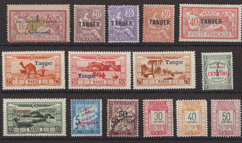 Timbres colonie francaise - colonie,