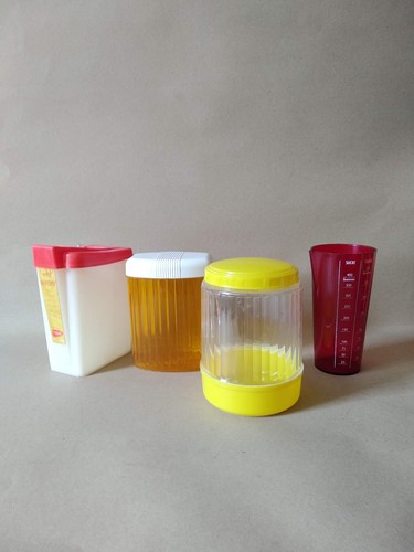 Lot boites verre doseur - verre,