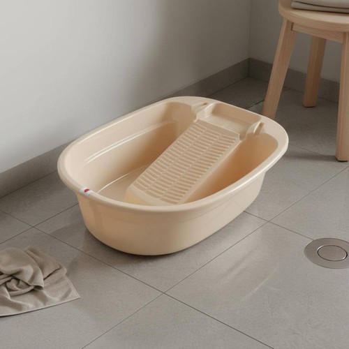 Bassine avec planche laver - bassine,