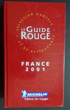 § guide MICHELIN rouge FRANCE 2001