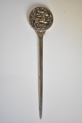 Coupe papier métal argenté - métal,