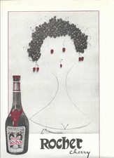 PUBLICITE AD ALCOOL ROCHER CHERRY