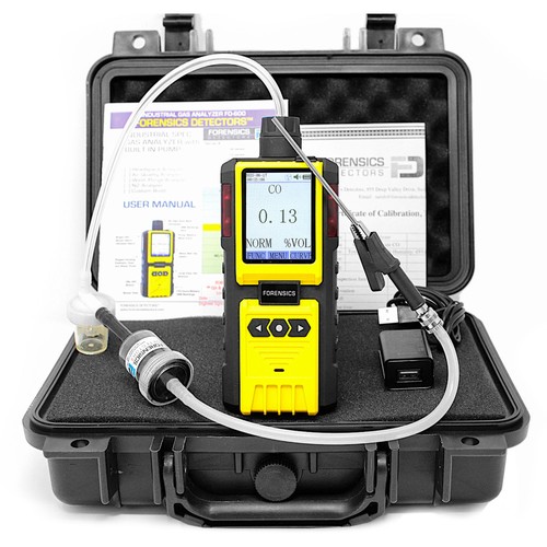 Exhaust gas analyzer - gas, carbon