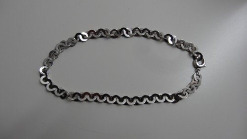 Collier argenté pierre lang - collier,