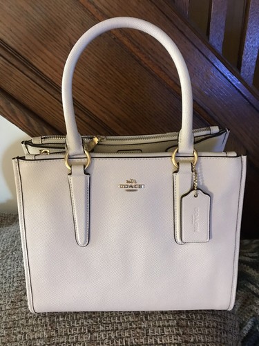 Coach ivory handbag - handbag, retails