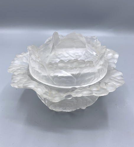 Bonbonnière vintage verre - en,