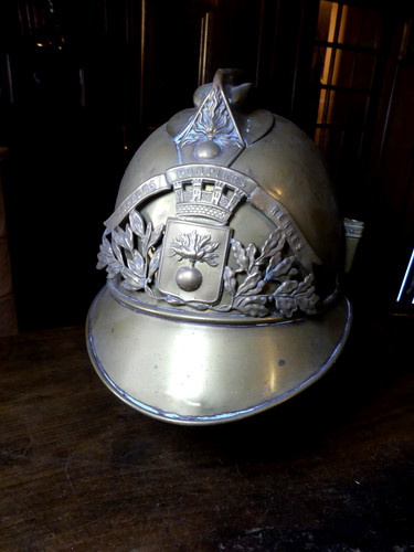 Casque cuivre des pompiers de - cuivre,