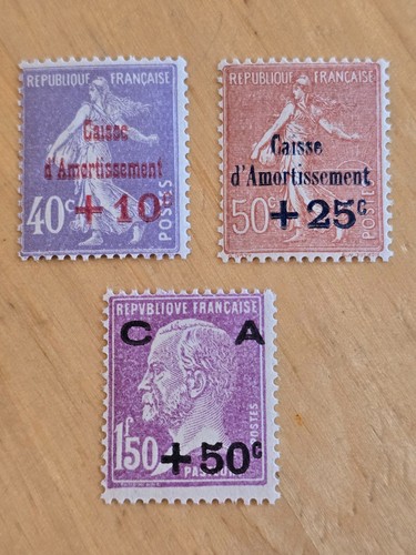 Timbre france 249 251 - 249/251**, neufs