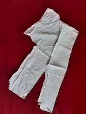 coupon broderie anglaise de coloris blanc 10x 127 cm