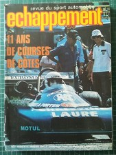 AH025 revue échappement 1978 N°111 Buggy Pachiaudi Bruno Saby Rally du Var
