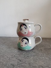 2 Tasses Pierrot Et Colombine