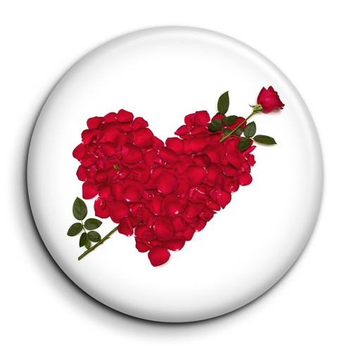 Saint valentin coeur - saint, badge