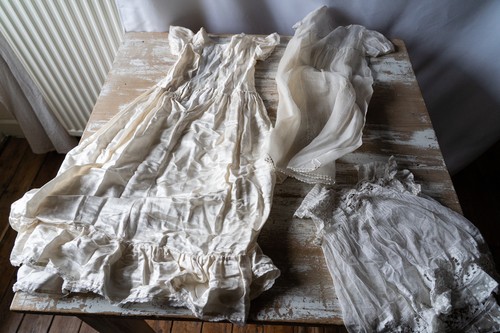 Lot vêtements tissus - lot, 3
