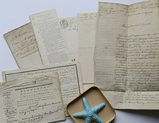 Lot manuscrits anciens
