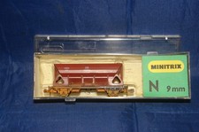MINITRIX N WAGON TREMIE TRAIN