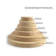 Disque à polir feutre laine