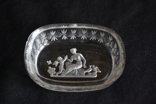 Petit saleron cristal époque - saleron,