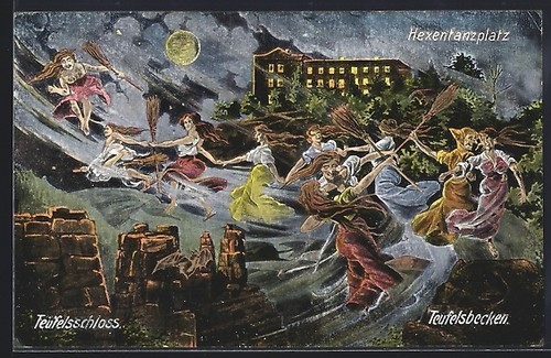 Carte postale bodetal - carte, place