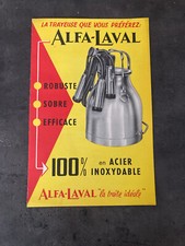 CATALOGUE BROCHURE PUBLICITAIRE TRAYEUSE ALFA LAVAL  G98