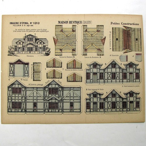 Découpage imagerie epinal - imagerie, d'epinal