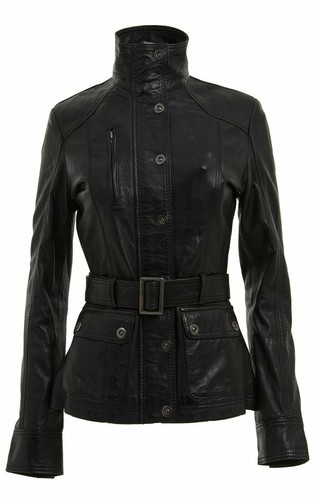 Veste cuir noir femme - veste,