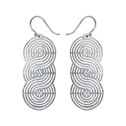 Boucle oreilles tourbillon - d'oreilles,