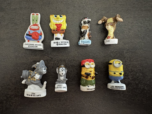 Lot fèves bob éponge - 8,