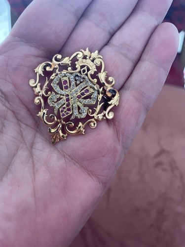 Broche ancienne pendentif - ancienne,