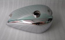 RÉSERVOIR D'ESSENCE EN ALLIAGE D'ALUMINIUM POLI NORTON 16H / ADAPTÉ POUR