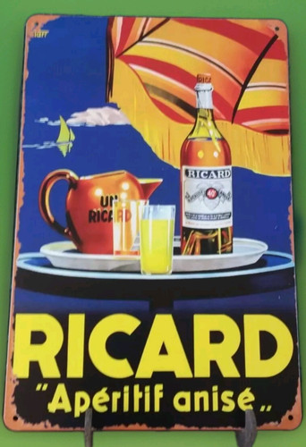 Plaque décorative ricard - décorative, en
