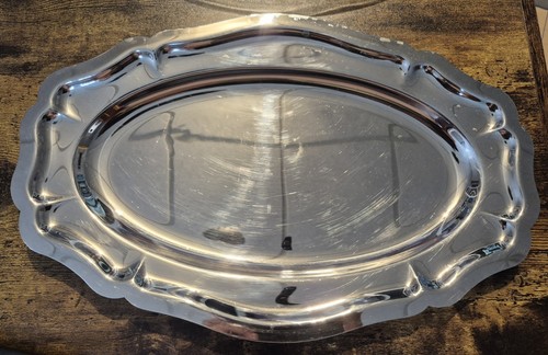 Grand plat service ovale en - de,