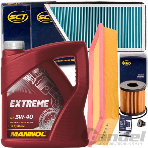 Filtres lot mannol - mannol, 5w40