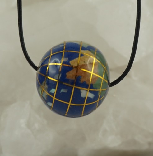 Lapis lazuli globe pendentif - lazuli,