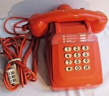 Téléphone Orange S63 à touches, Vintage 1970, Socotel France